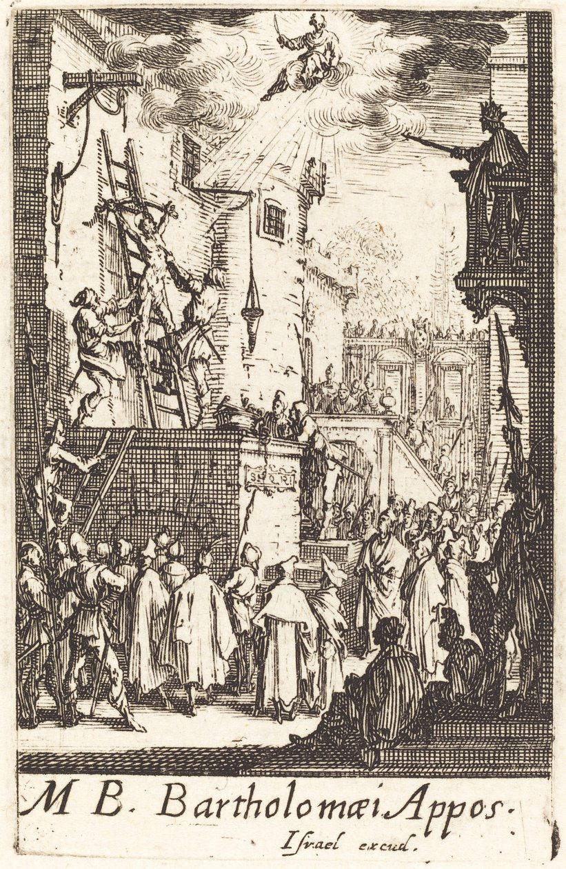 El martirio de San Bartolomé, c. 1634-1635 de Jacques Callot