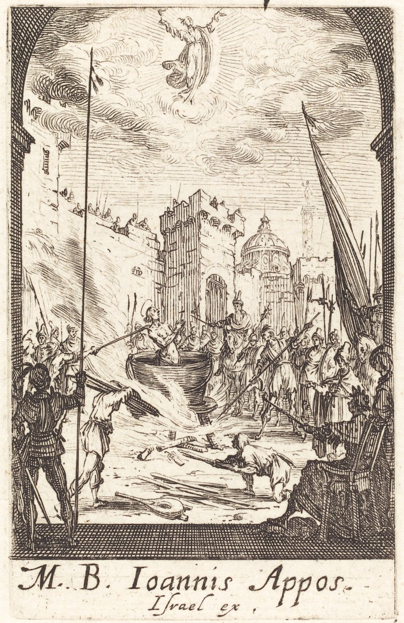 El Martirio de San Juan Evangelista, c. 1634-1635 de Jacques Callot