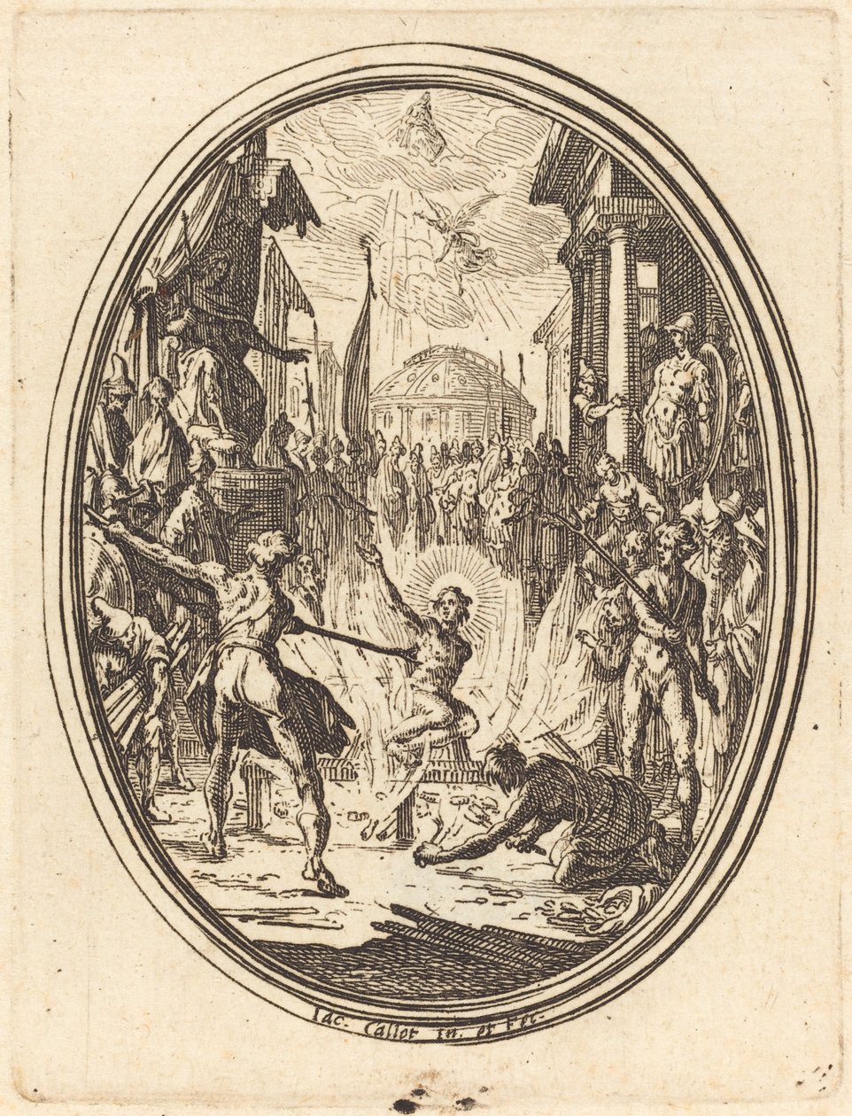 El martirio de San Lorenzo de Jacques Callot