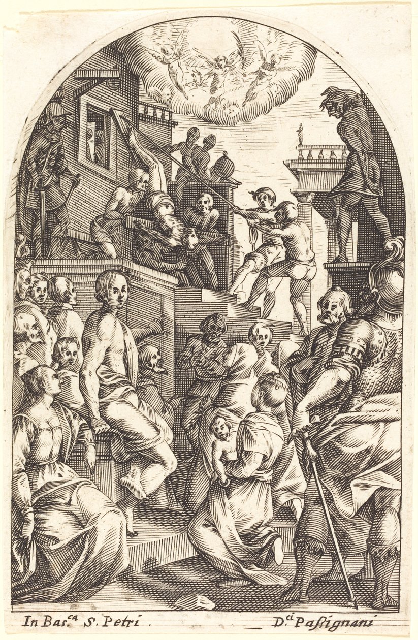 El martirio de San Pedro de Jacques Callot