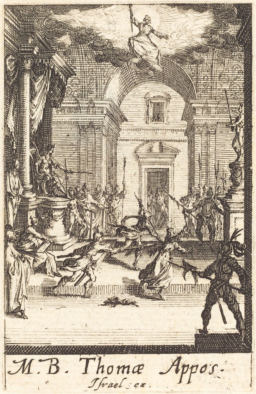 El martirio de Santo Tomás de Jacques Callot