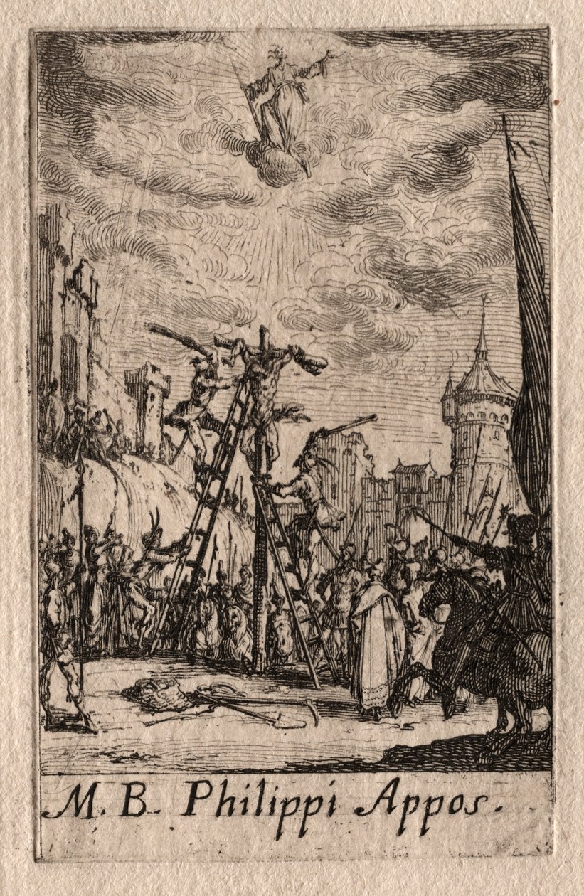 El Martirio de los Apóstoles: San Felipe de Jacques Callot