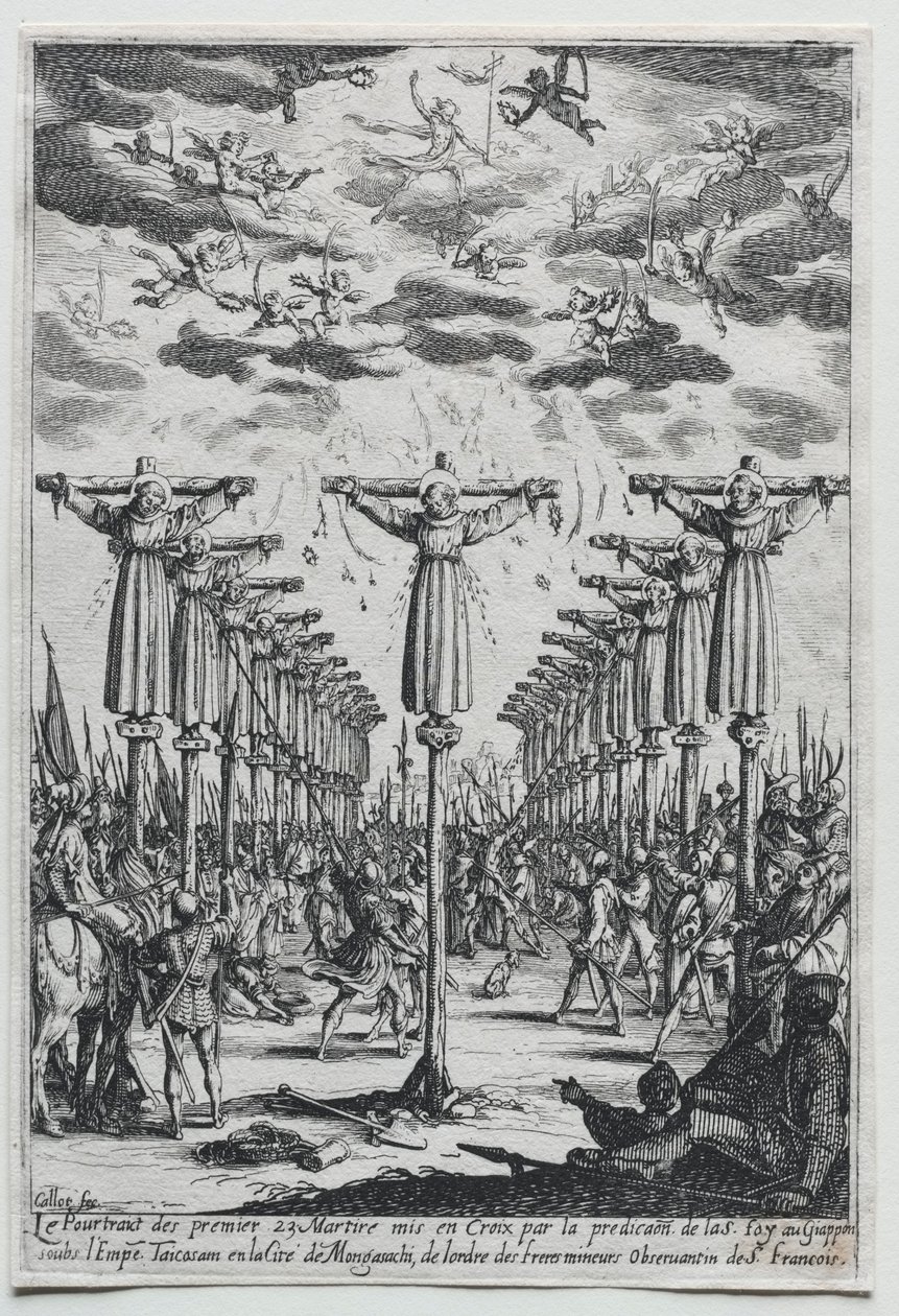 The Martyrs of Japan de Jacques Callot