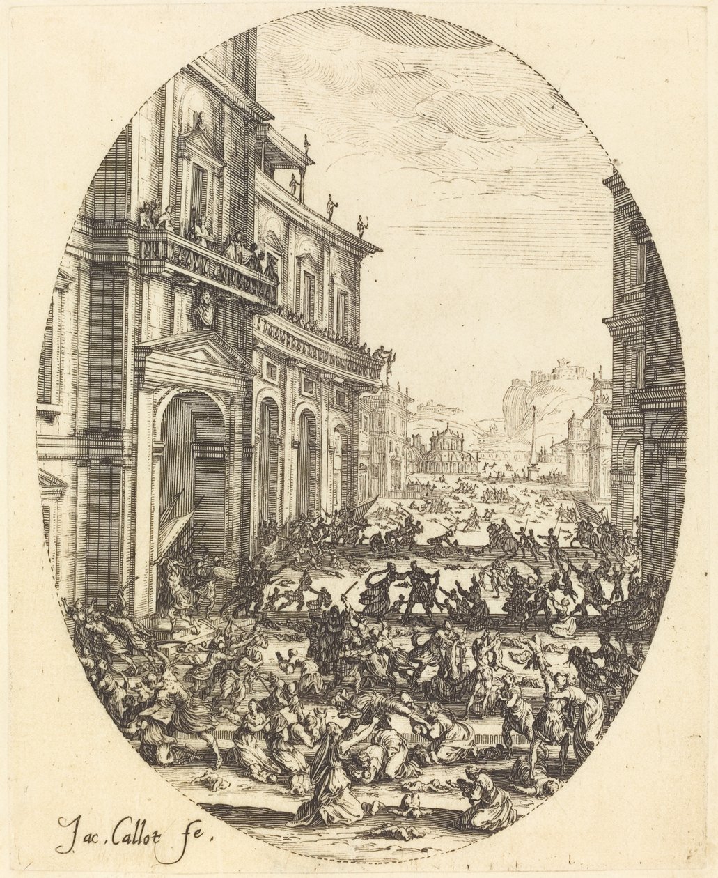 La Matanza de los Inocentes, Segunda Placa de Jacques Callot