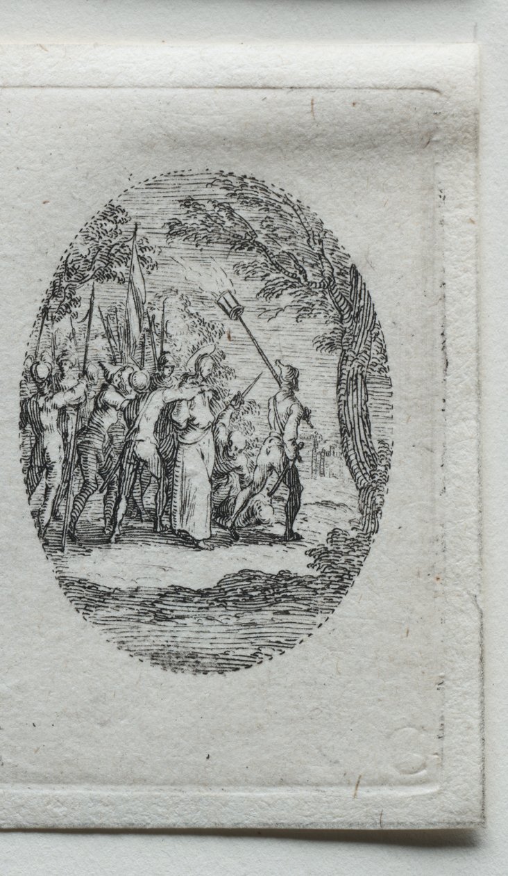 Los Misterios de la Pasión: Cristo Capturado de Jacques Callot