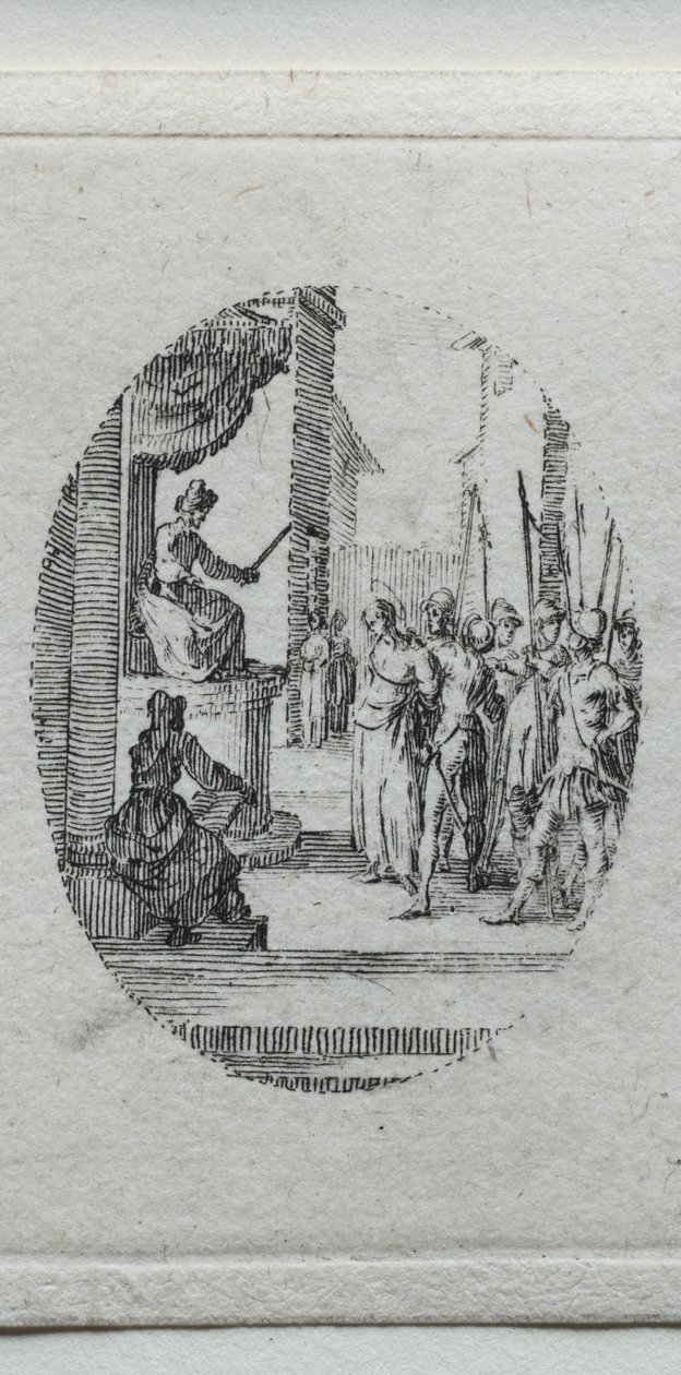 Los misterios de la Pasión: Cristo ante Pilato de Jacques Callot
