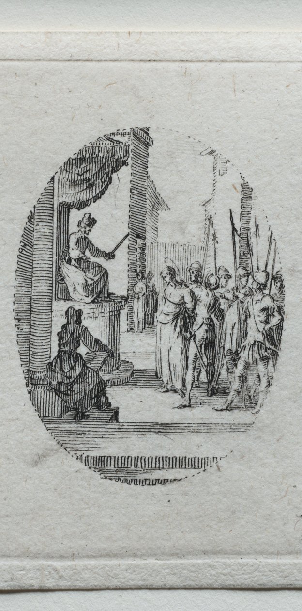 Los Misterios de la Pasión: Cristo ante Pilato de Jacques Callot
