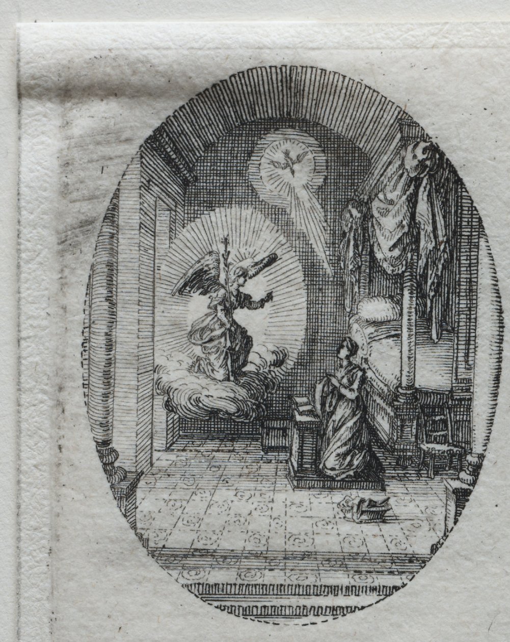 Los Misterios de la Pasión: La Anunciación de Jacques Callot