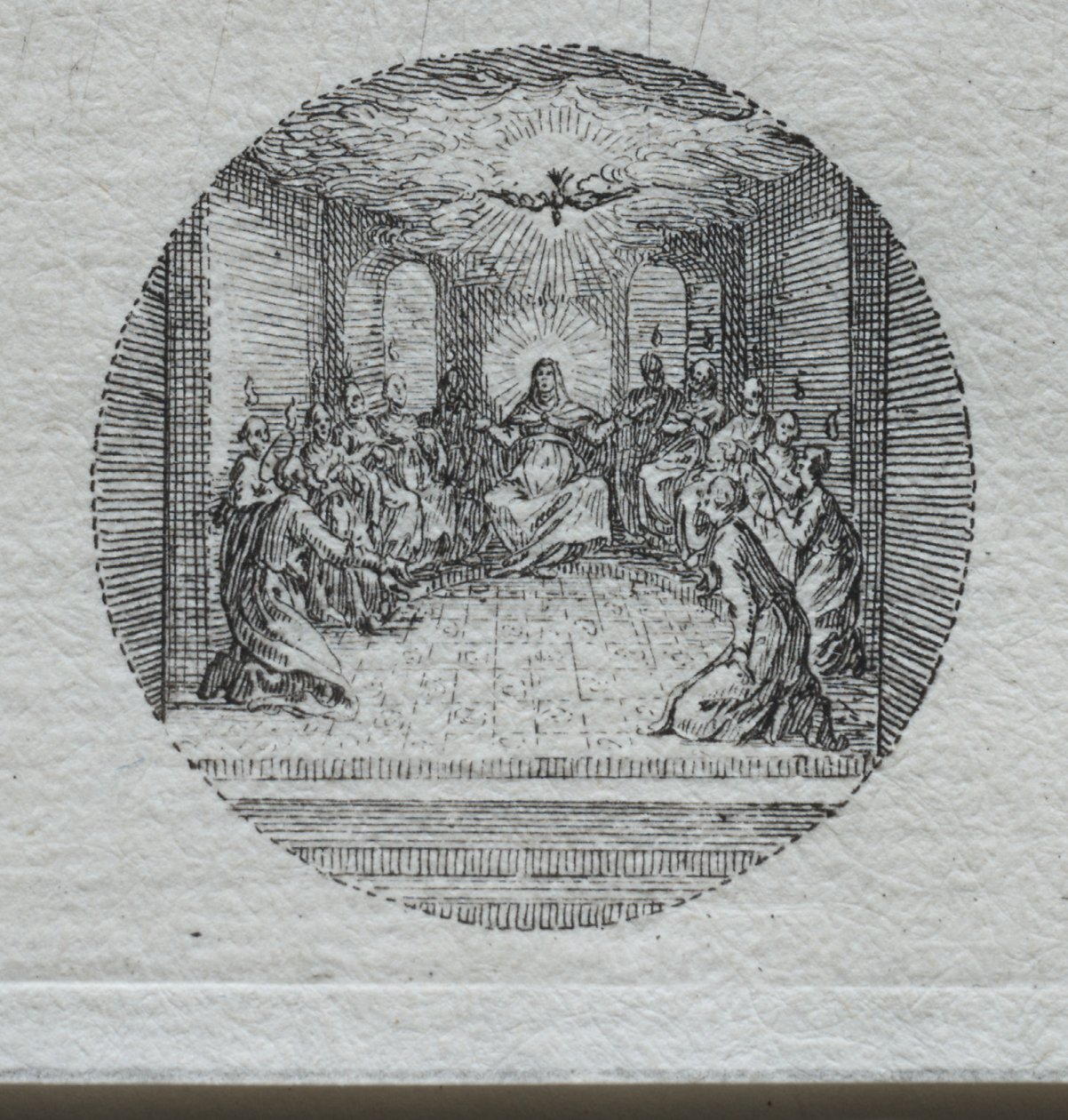 Los misterios de la Pasión: El Descenso del Espíritu Santo de Jacques Callot