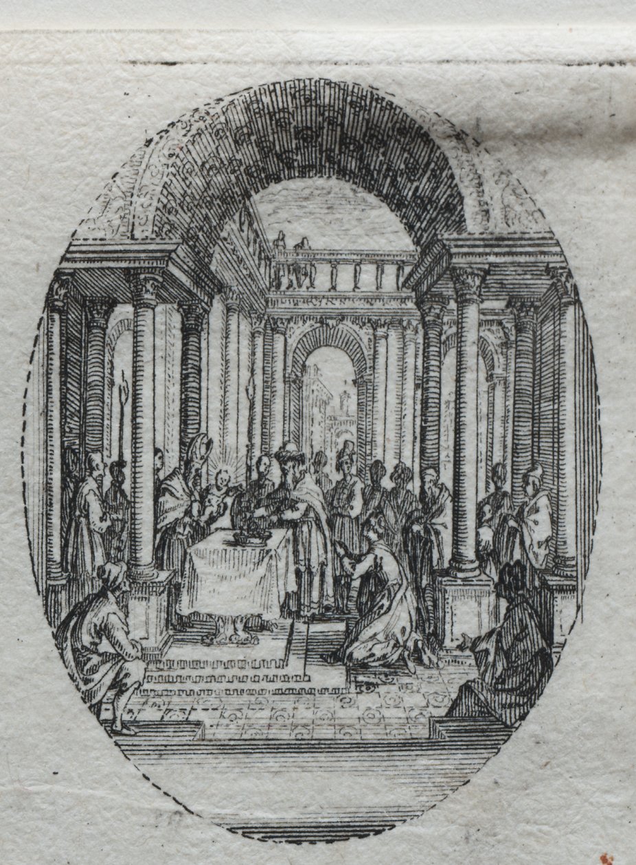 Los misterios de la Pasión: La Presentación en el Templo de Jacques Callot