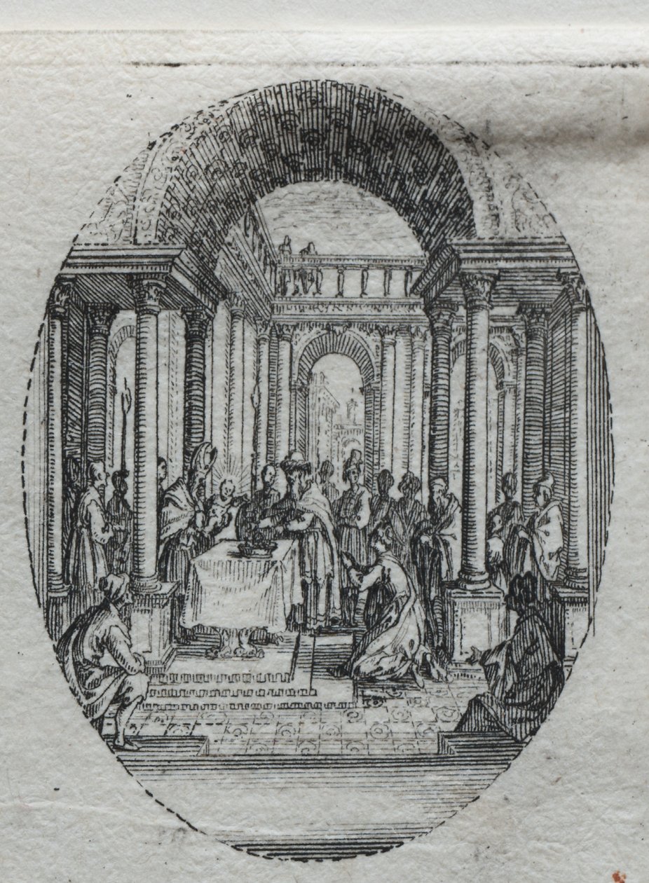 Los Misterios de la Pasión: La Presentación en el Templo de Jacques Callot
