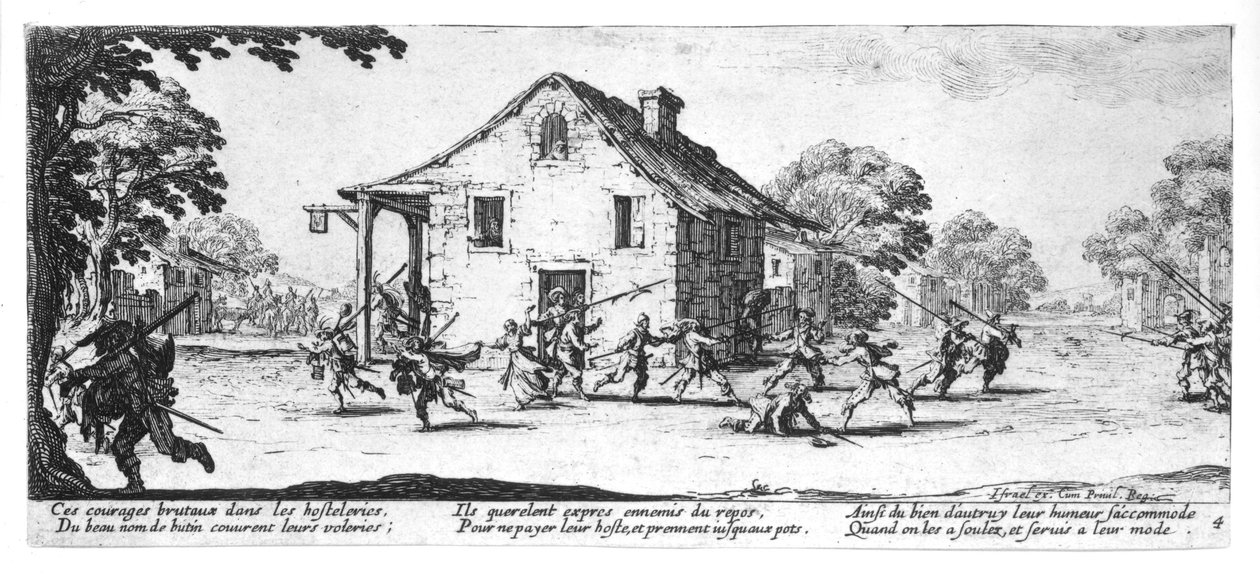 El saqueo de una posada, placa 4 de 