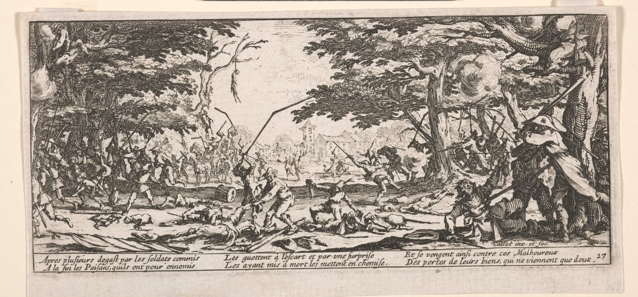 La venganza de los campesinos de Jacques Callot