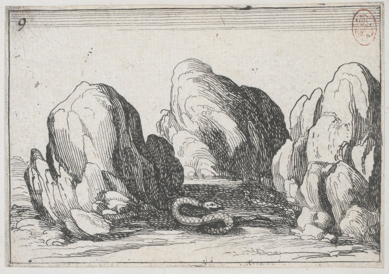La serpiente - No. 9 de la serie de Jacques Callot