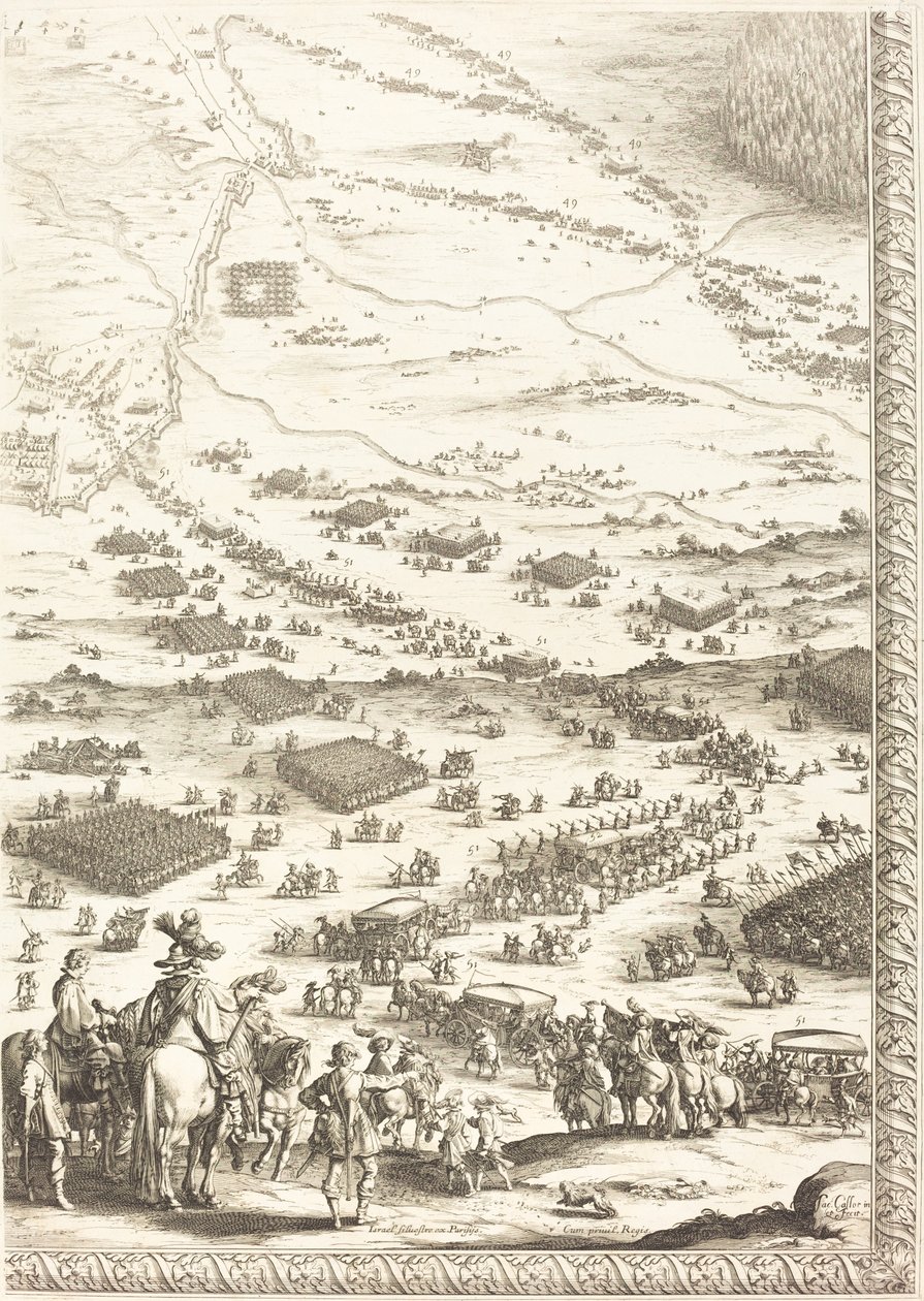 El Sitio de Breda [lámina 6 de 6] de Jacques Callot