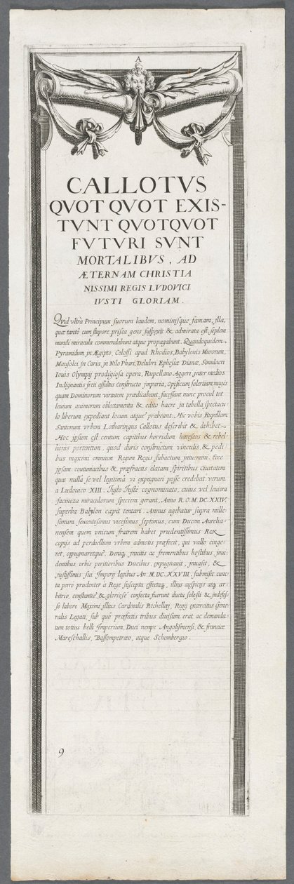 El asedio de La Rochelle: Placa 8 de Jacques Callot