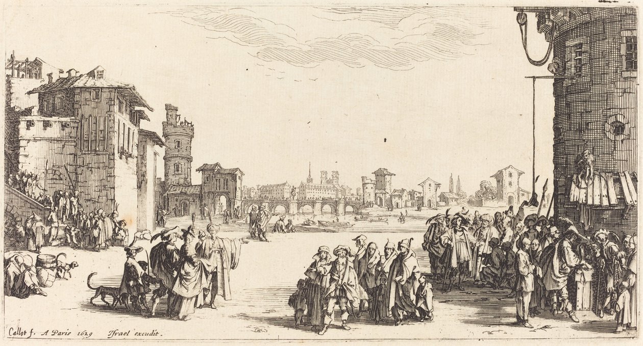 El mercado de esclavos de Jacques Callot