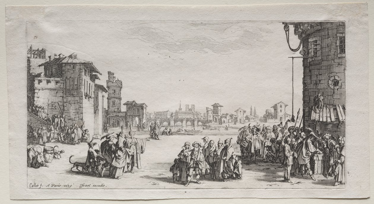El mercado de esclavos de Jacques Callot
