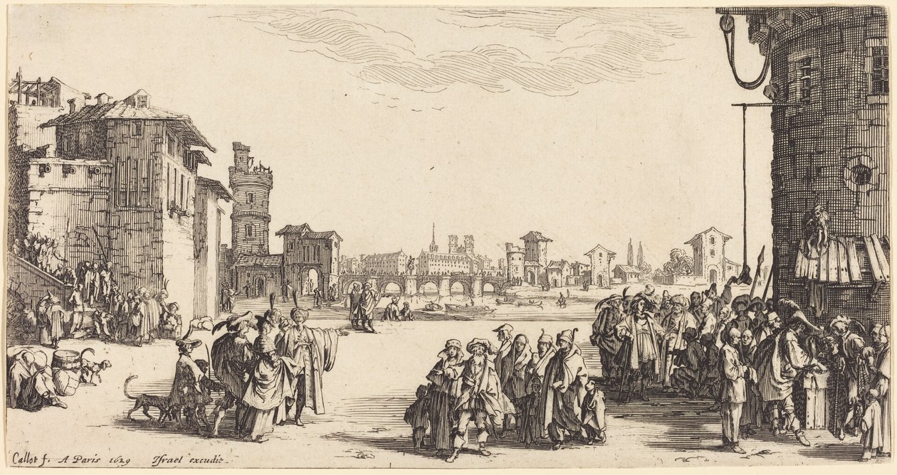 El mercado de esclavos de Jacques Callot