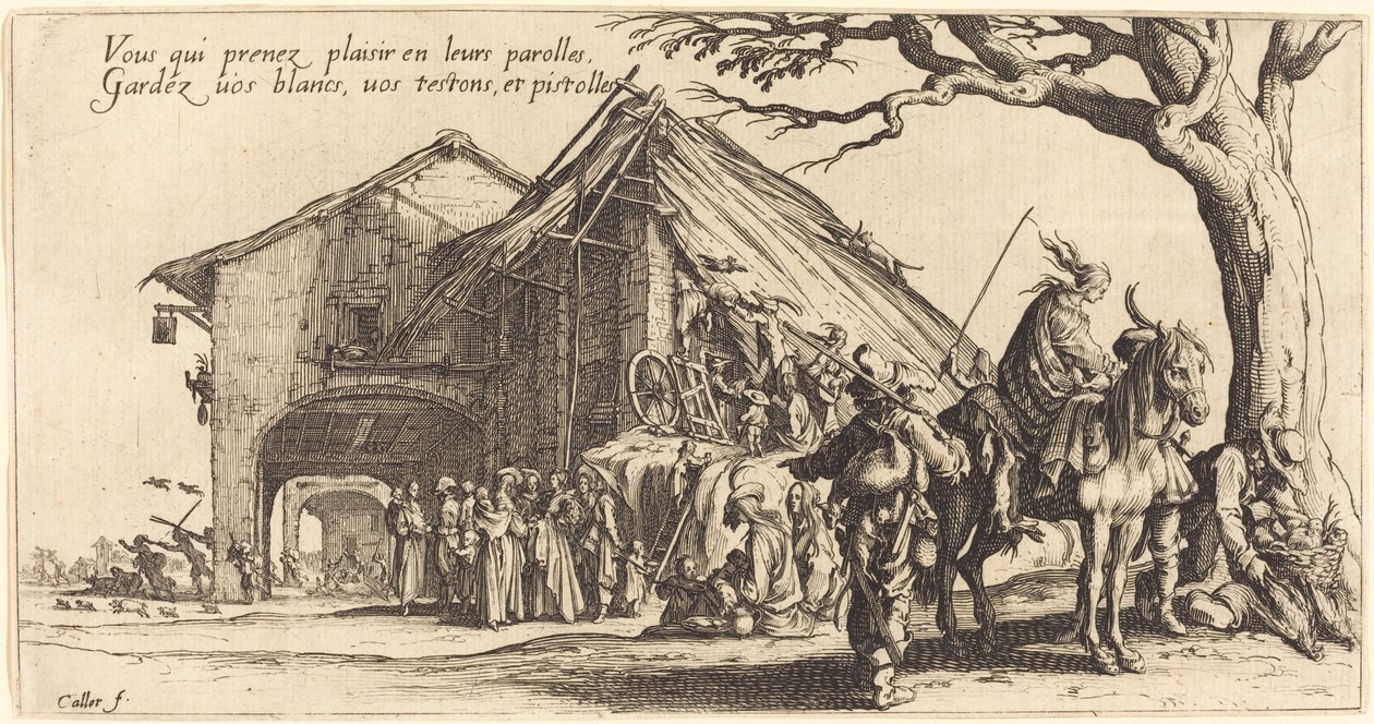 El lugar de parada de Jacques Callot