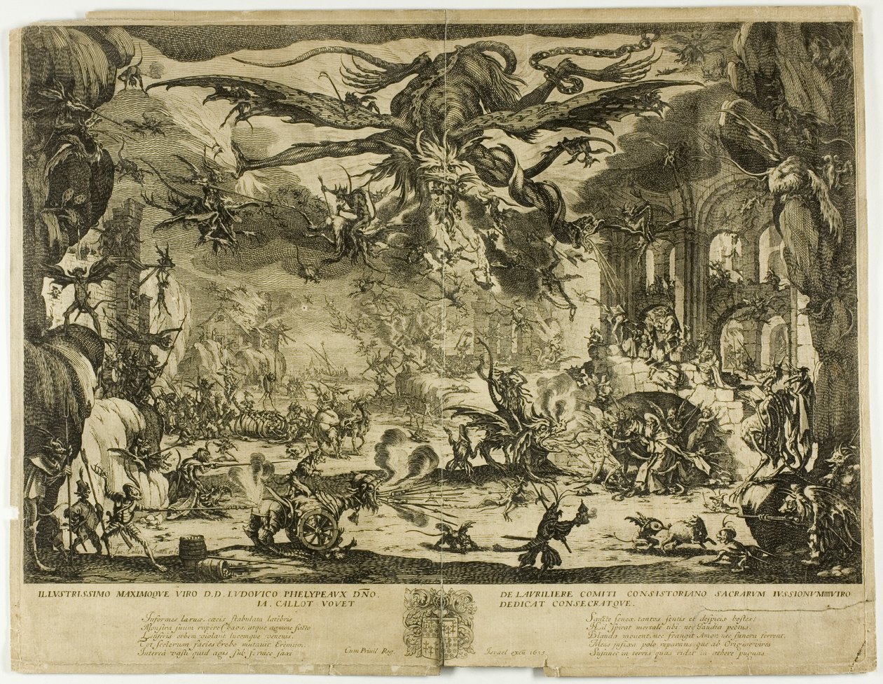 La tentación de San Antonio de Jacques Callot