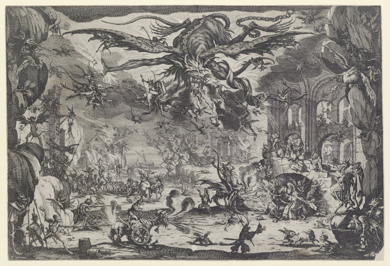 La Tentación de San Antonio (La tentation de St. Antoine) de Jacques Callot
