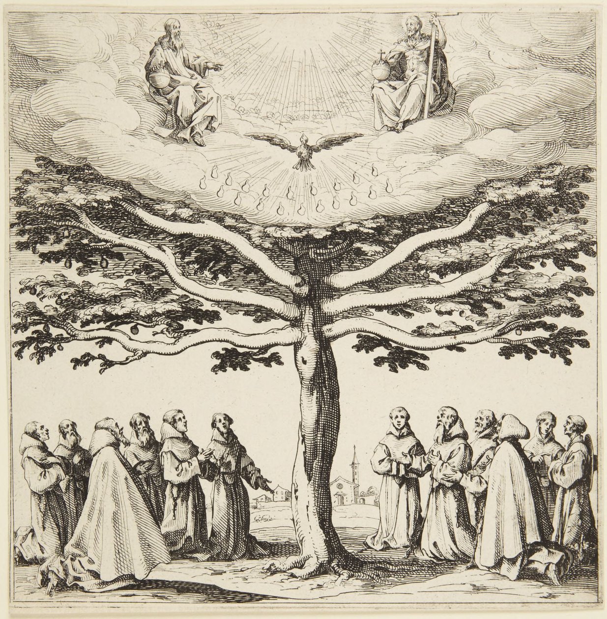 El árbol de san Francisco de Jacques Callot