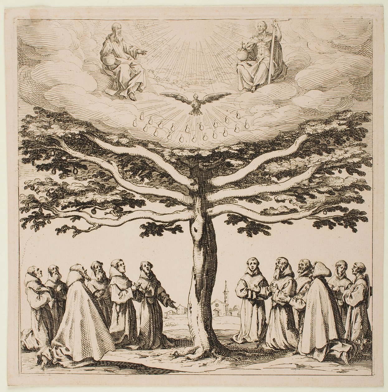 El árbol de san Francisco de Jacques Callot