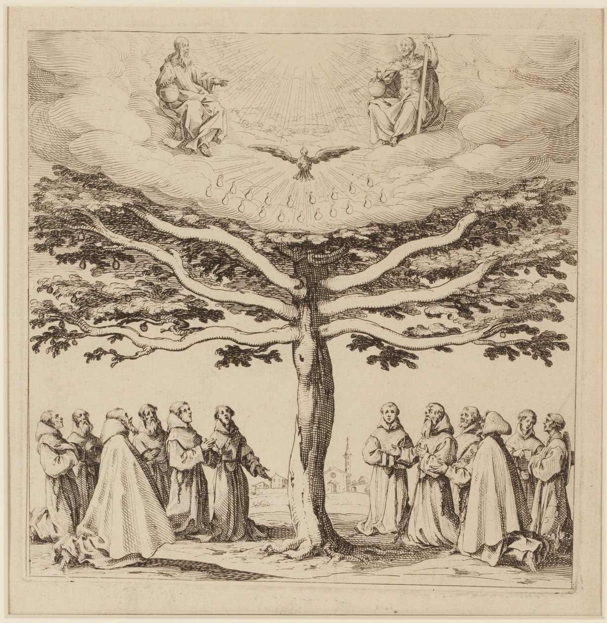 El árbol de San Francisco de Jacques Callot