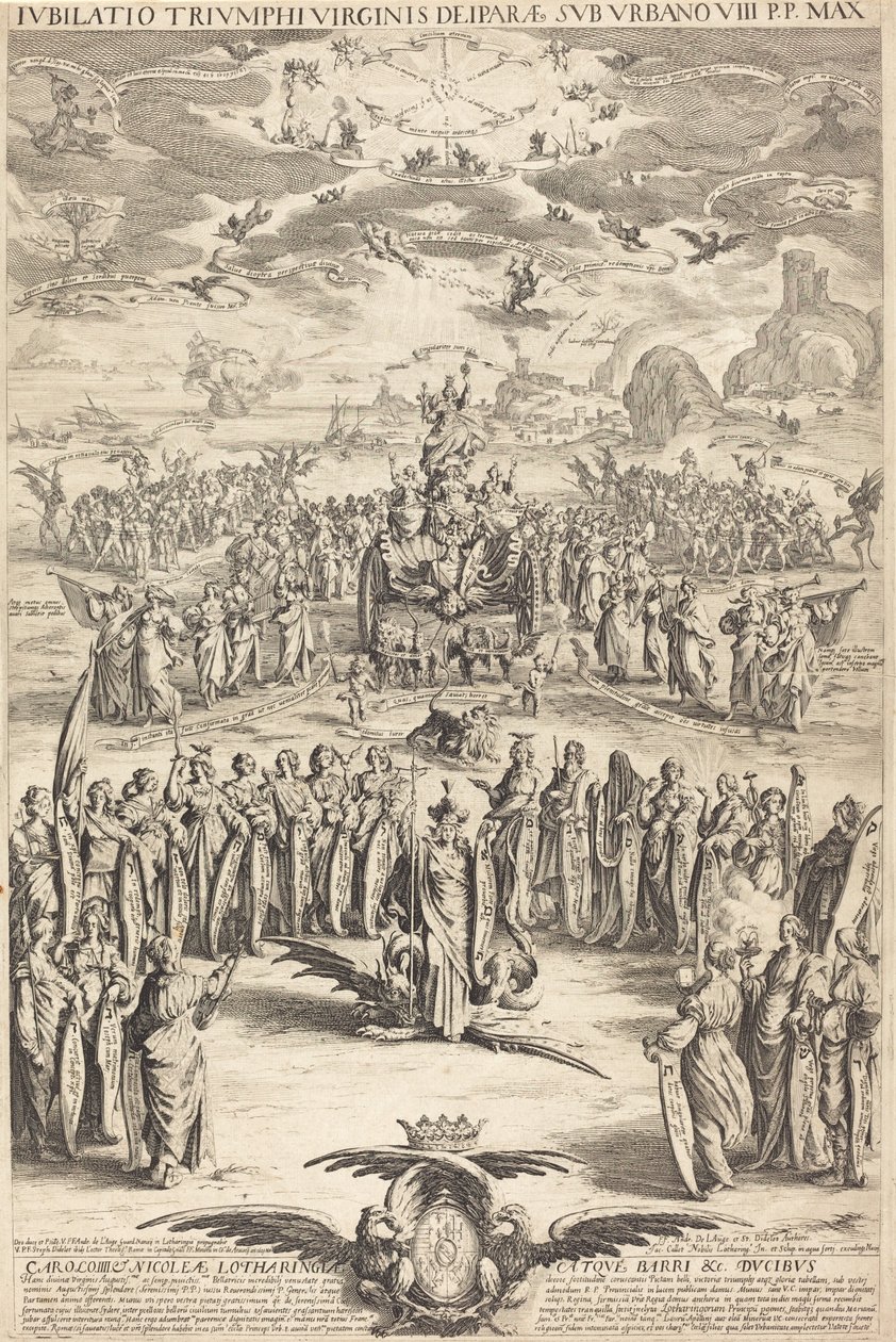 El Triunfo de la Virgen de Jacques Callot