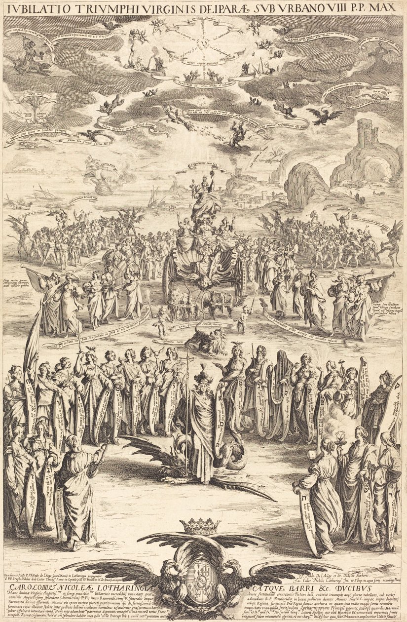 El Triunfo de la Virgen de Jacques Callot