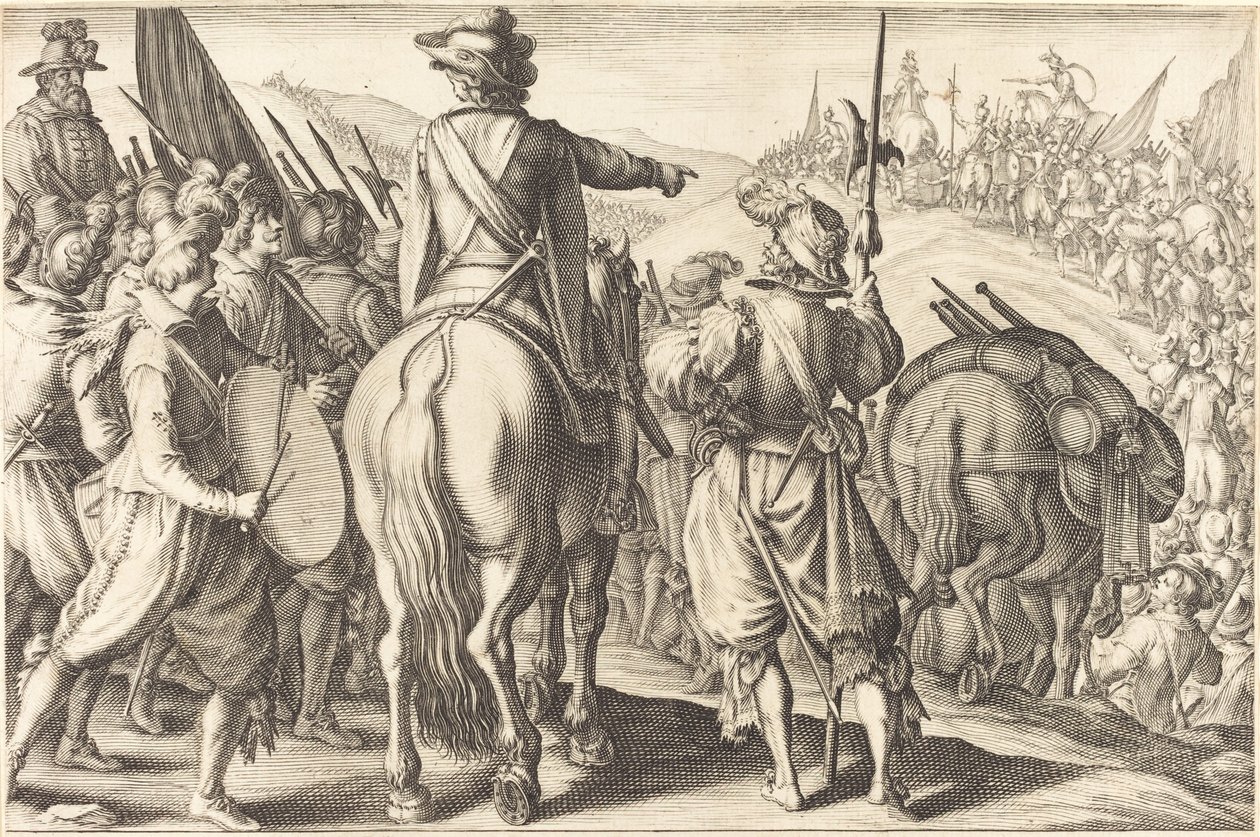 Las tropas en marcha de Jacques Callot
