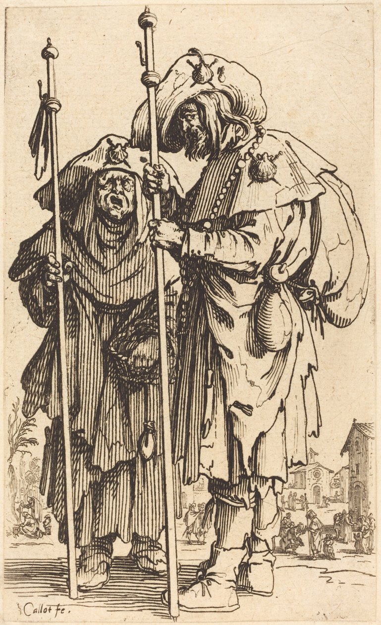 Los Dos Peregrinos de Jacques Callot