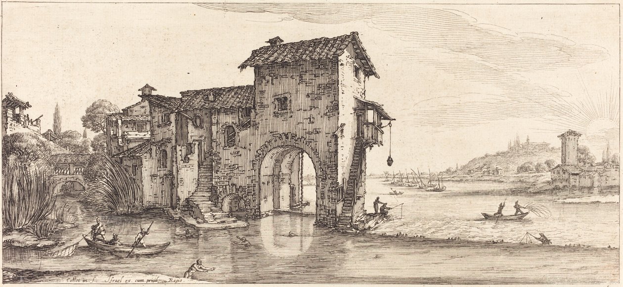 El molino de agua de Jacques Callot
