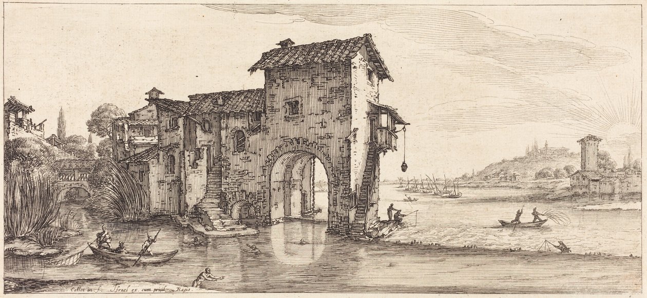 El molino de agua de Jacques Callot