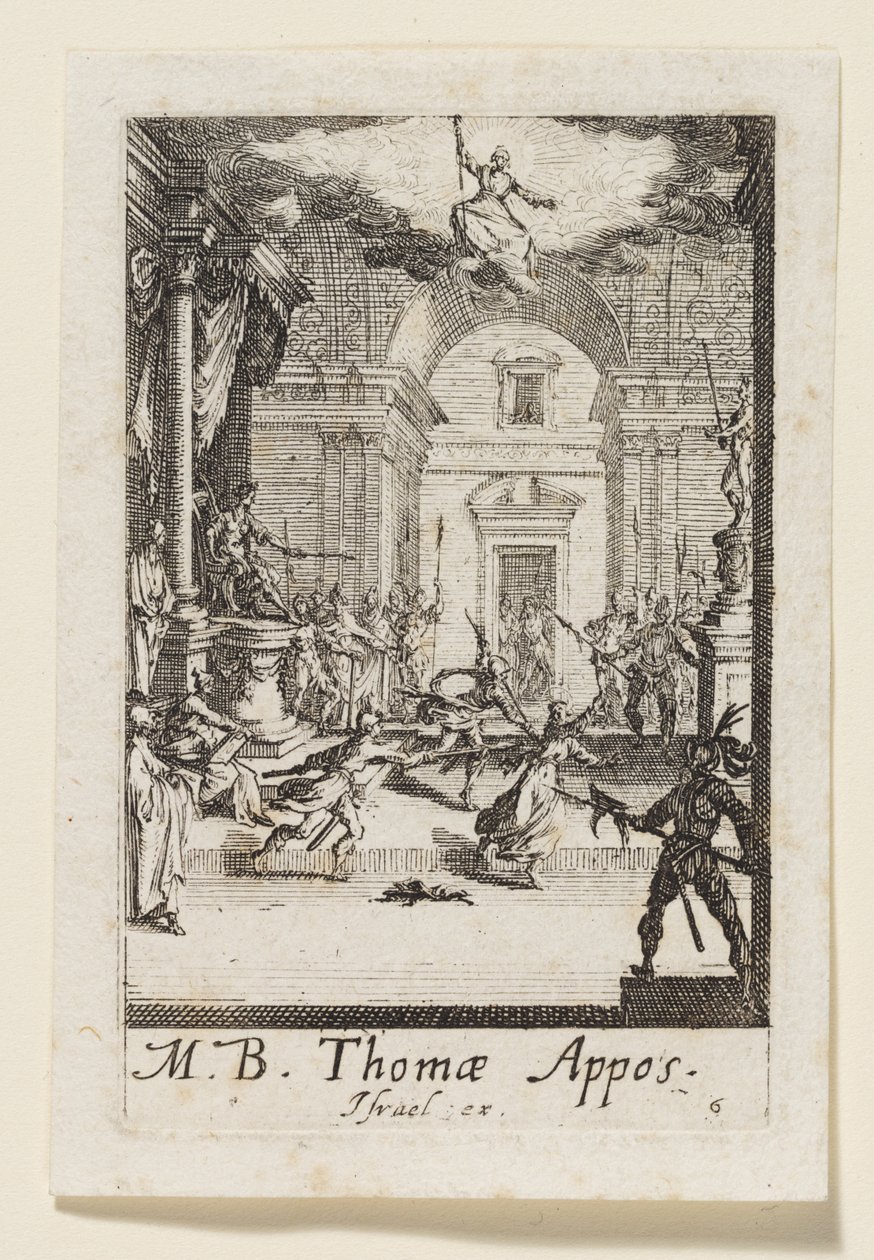 Tomás el Apóstol (Thomas Appos.) de Jacques Callot