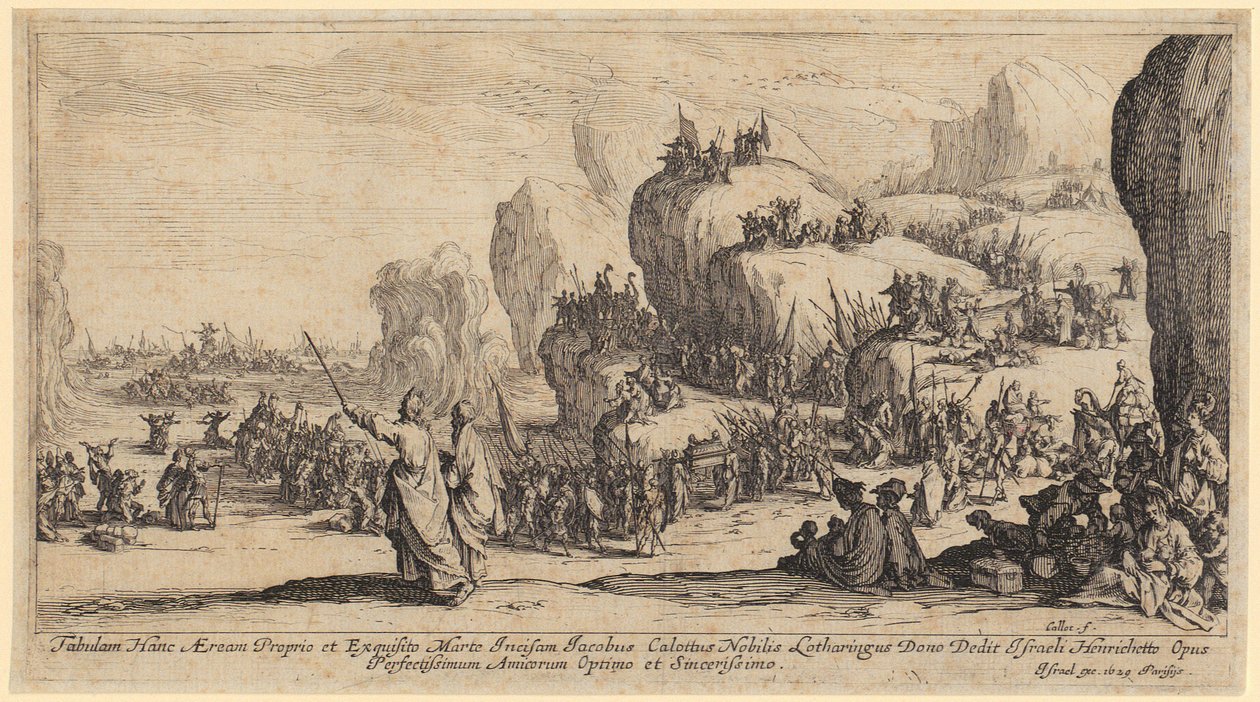 Las tropas abandonan sus barcos de Jacques Callot
