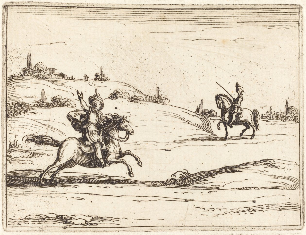 Dos caballeros de Jacques Callot