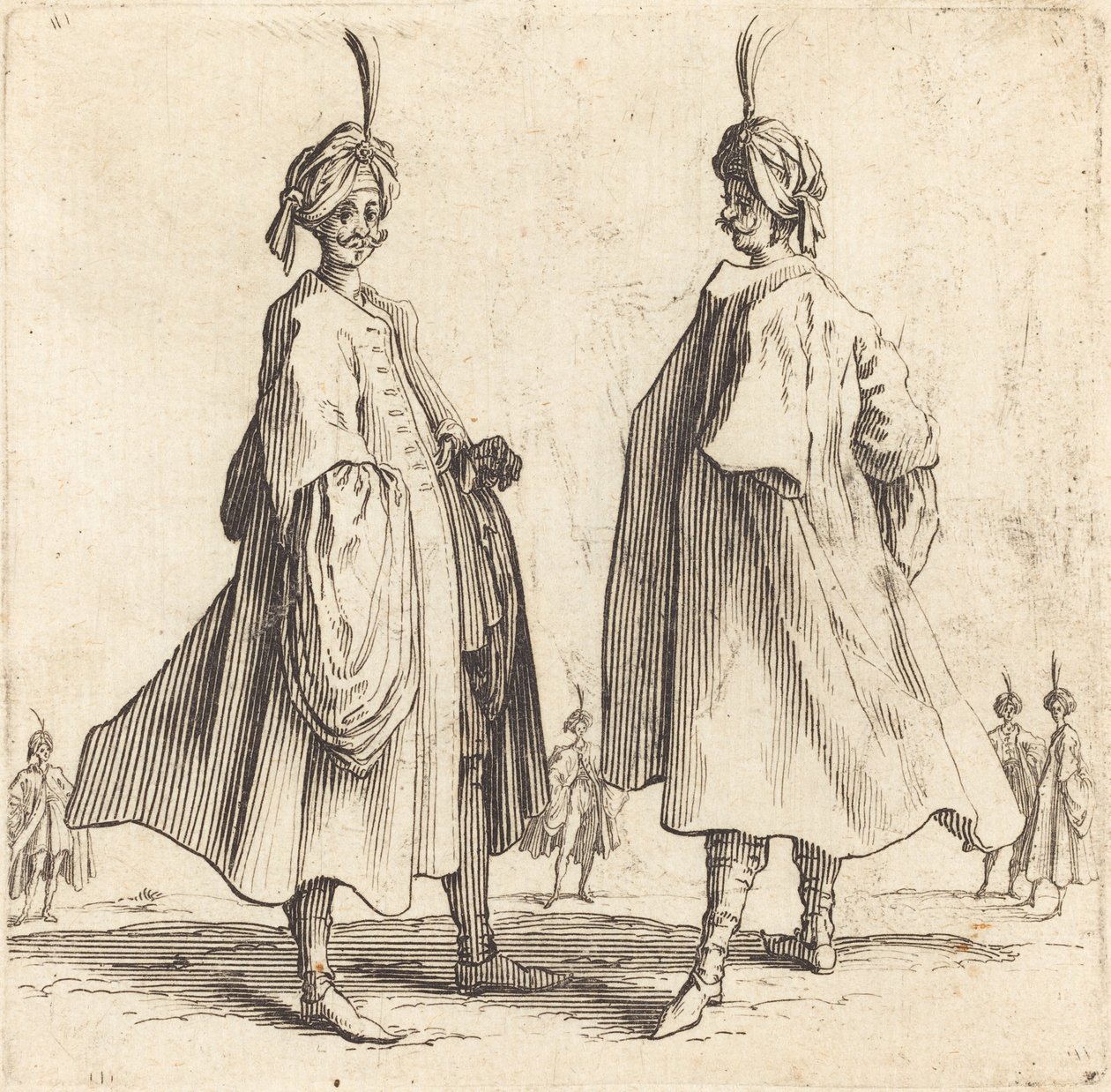 Dos Turcos de Jacques Callot