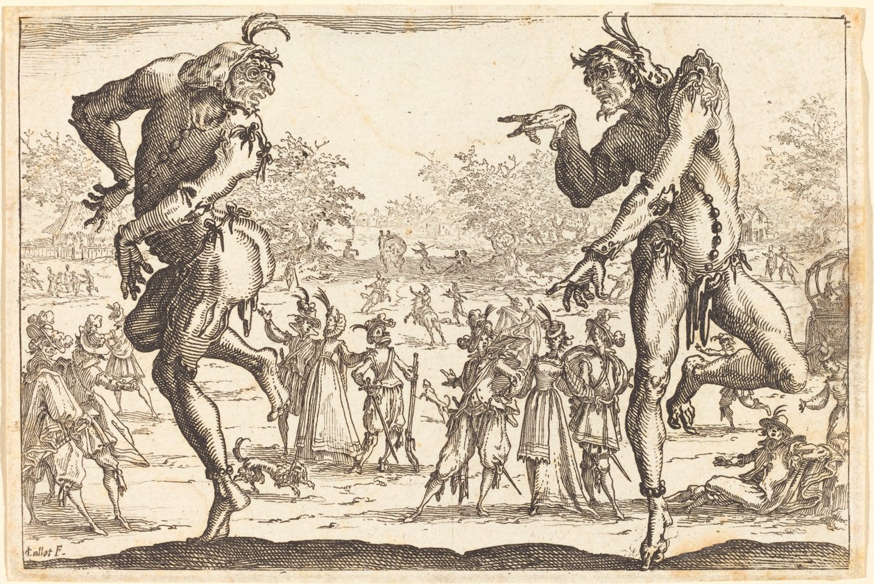 Dos Zanni de Jacques Callot