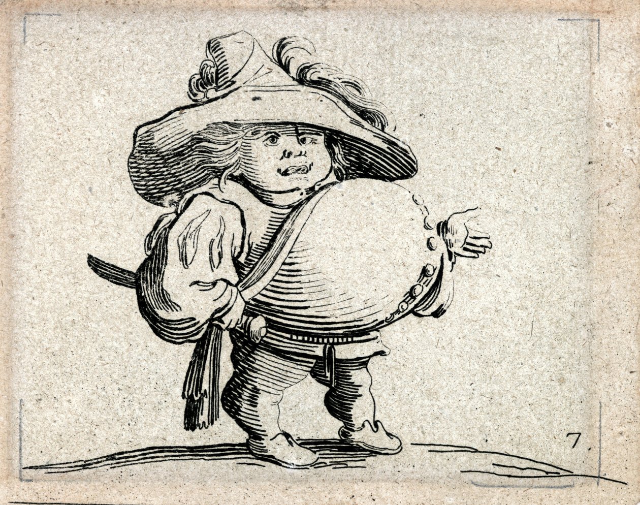 Varie Figure Gobbi ... (grabado) de Jacques Callot