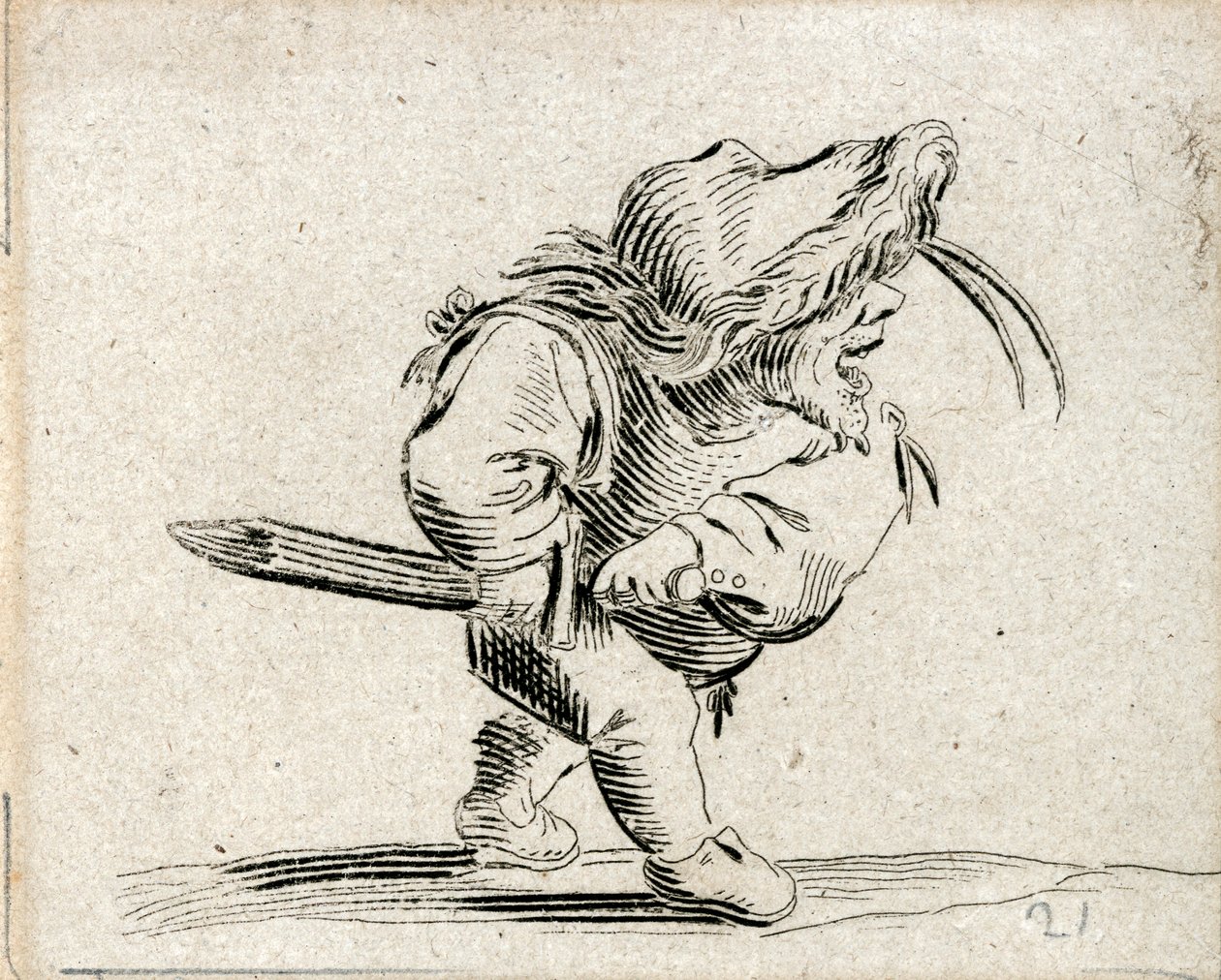 Varie Figure Gobbi ... (grabado) de Jacques Callot