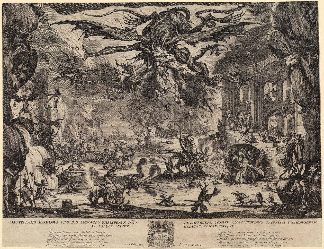 La tentación de San Antonio [2: versión de Nancy] de Jacques Callot