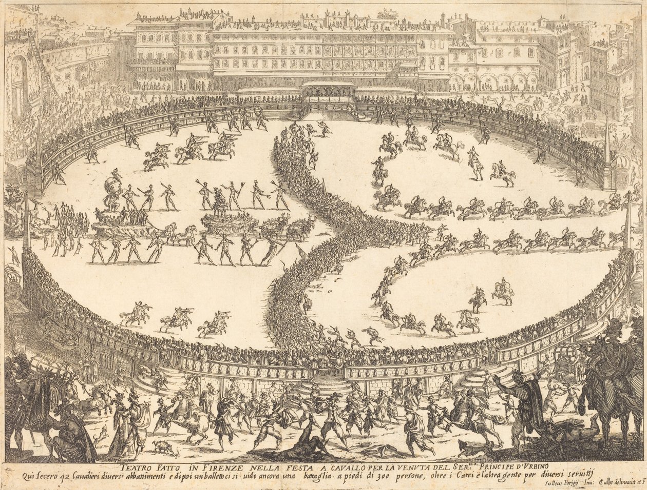 Vista del festival de Jacques Callot