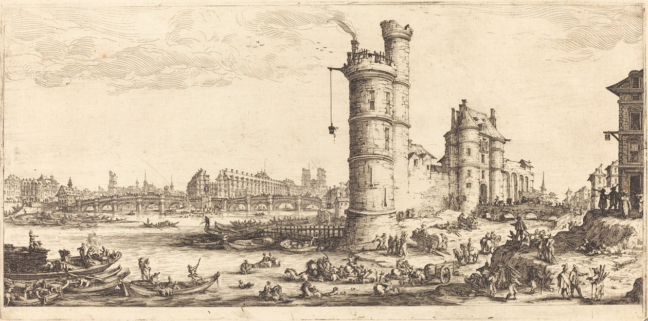 Vista del Pont Neuf de Jacques Callot