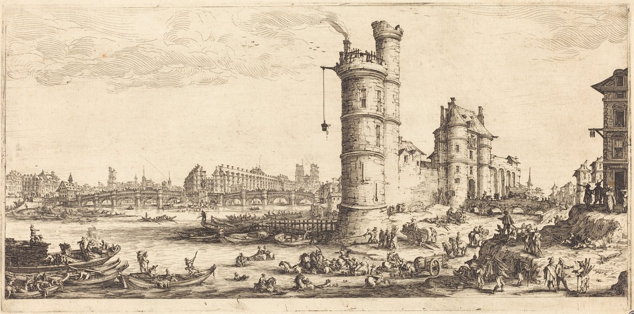 Vista del Pont Neuf de Jacques Callot