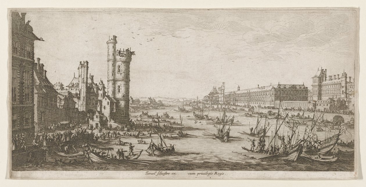 Vista del Louvre de Jacques Callot