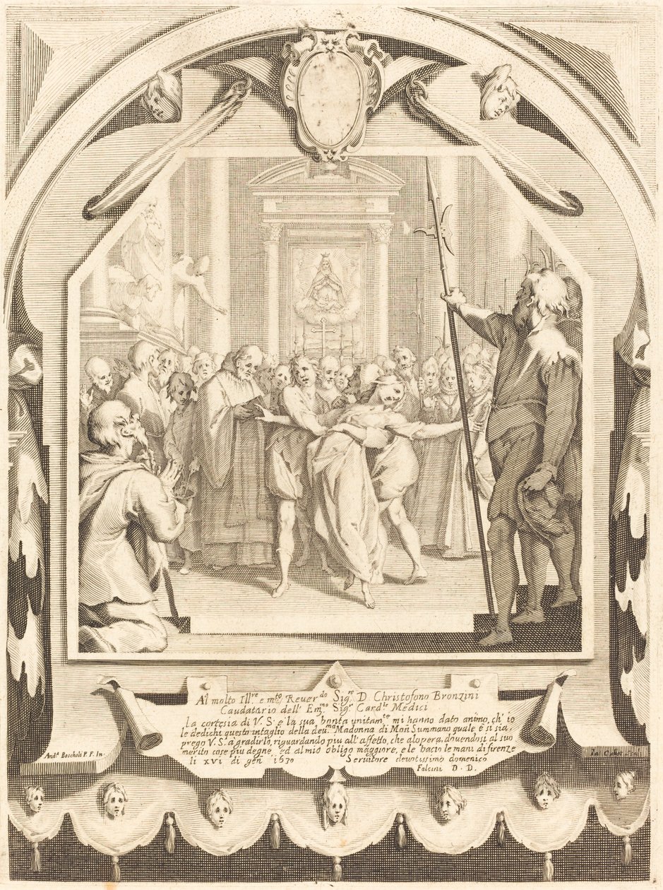 El poseído de Jacques Callot after Andrea Boscoli