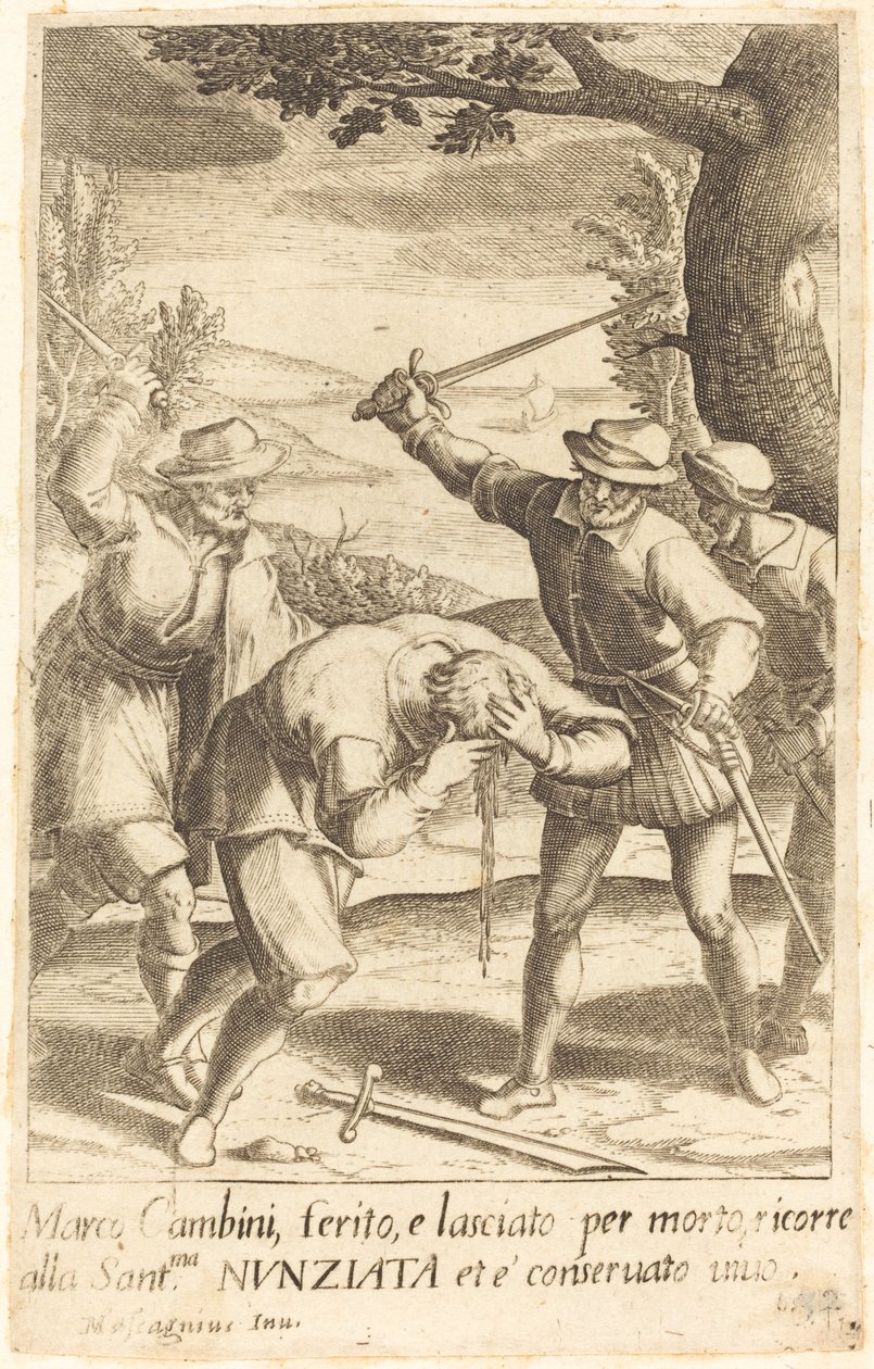 Marco Cambini de Jacques Callot after Donato Mascagni
