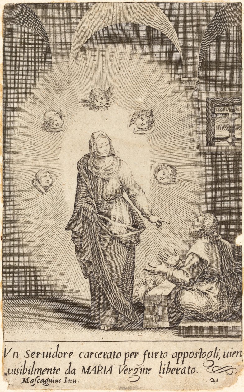 El siervo liberado de Jacques Callot after Donato Mascagni
